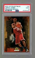 LeBron James #45 Basketball Cards 2003 UD Collectibles Freshman Season Prices