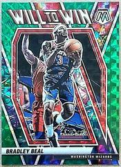 Bradley Beal [Green Fluorescent] #5 Basketball Cards 2020 Panini Mosaic Will to Win Prices