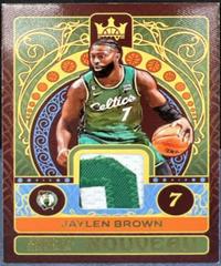 Jaylen Brown [Prime] #AN-JBB Basketball Cards 2022 Panini Court Kings Art Nouveau Prices