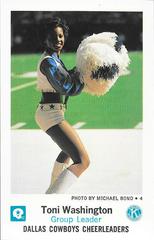 Toni Washington Football Cards 1983 Cowboys Police Prices
