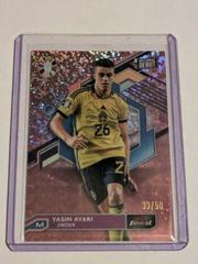 Yasin Ayari [Rose Gold Mini-Diamonds Refractor] #83 Soccer Cards 2023 Topps Finest Road to UEFA EURO Prices