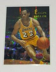 Elgin Baylor [Finest Refractor] #106 Basketball Cards 1996 Topps Stars Prices