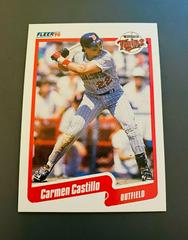 Carmen Castillo #371 Baseball Cards 1990 Fleer Prices