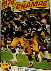T.Bradshaw, F.Harris [AFC Champions] Football Cards 1975 Topps Prices