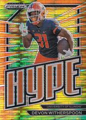 Devon Witherspoon [Orange Pulsar] #HP-18 Football Cards 2023 Panini Prizm Draft Picks Hype Prices