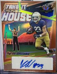 Kyren Williams [Orange] #TH-KW2 Football Cards 2022 Leaf Valiant Autographs Take it to the House Prices