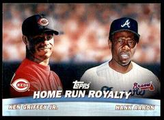 Home Run Royalty [K. Griffey, H. Aaron] #TC9 Baseball Cards 2001 Topps Combos Prices