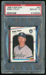 Robin Yount #33 Baseball Cards 1988 Fleer Mini Prices