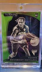 Bennedict Mathurin [Green] #75 Basketball Cards 2022 Panini Flux Titan Prices