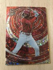 Justin Crawford [Red Disco] #17 Baseball Cards 2023 Panini Chronicles Spectra Prices
