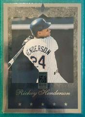 Rickey Henderson #104 Baseball Cards 1997 Panini Donruss Elite Prices