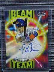 Pete Alonso #BTA-PA Baseball Cards 2022 Stadium Club Beam Team Autographs Prices