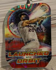 Pete Alonso [Red Flare] #LIO-10 Baseball Cards 2023 Topps Cosmic Chrome Launched Into Orbit Prices