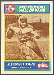 Alphonse Leemans #97 Football Cards 1990 Swell Greats Prices