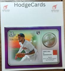 Gabriel Arias [Purple] #MM-14 Baseball Cards 2022 Bowman Platinum Minted in Merit Prices