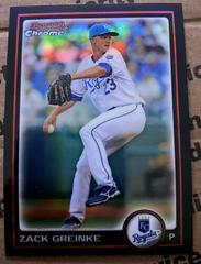 Zack Greinke #3 Baseball Cards 2010 Bowman Chrome Prices
