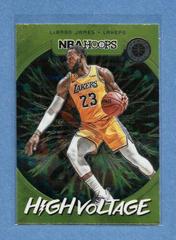 LeBron James #2 Basketball Cards 2019 Panini Hoops Premium Stock High Voltage Prices