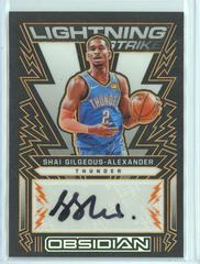 Shai Gilgeous Alexander [Orange] #LSS-SGA Basketball Cards 2021 Panini Obsidian Lightning Strike Signatures Prices