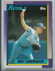 Bret Saberhagen #350 Baseball Cards 1990 Topps Tiffany Prices