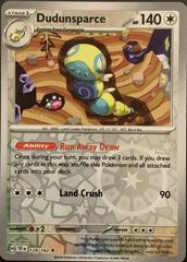 Dudunsparce [Reverse Holo] #129 Pokemon Temporal Forces Prices