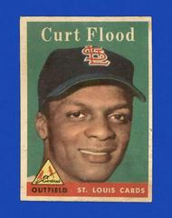 Curt Flood #464 Baseball Cards 1958 Topps Prices