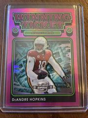 DeAndre Hopkins [Pink] #WT16 Football Cards 2021 Panini Contenders Optic Winning Ticket Prices