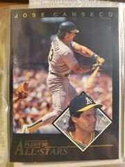 Jose Canseco #24 Baseball Cards 1992 Fleer Prices