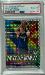 Luka Doncic #14 Basketball Cards 2019 Panini Mosaic in It to Win It Prices