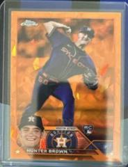 Hunter Brown [Orange] Baseball Cards 2023 Topps Chrome Sapphire Prices