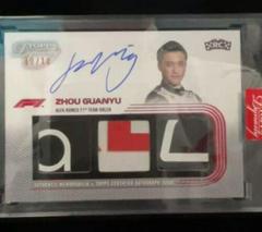 Zhou Guanyu [Red] #DAP-GZ Racing Cards 2022 Topps Dynasty Formula 1 Autograph Patch Prices