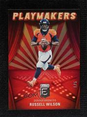 Russell Wilson [Gold] #PM-10 Football Cards 2022 Panini Donruss Elite Playmakers Prices