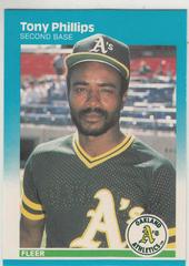 Tony Phillips #402 Baseball Cards 1987 Fleer Prices