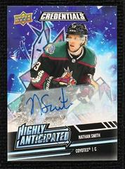 Nathan Smith #HA-19 Hockey Cards 2022 Upper Deck Credentials Highly Anticipated Autograph Prices