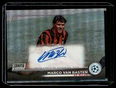 Marco van Basten #CA-MVB Soccer Cards 2022 Stadium Club Chrome UEFA Competitions Autographs Prices