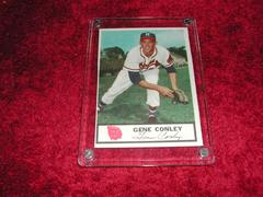 Gene Conley [Hand Cut] #22 Baseball Cards 1955 Johnston Cookies Braves Prices