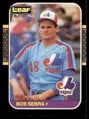 Bob Sebra #213 Baseball Cards 1987 Leaf Prices