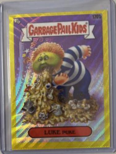 LUKE Puke [Yellow Wave Refractor] #170b 2022 Garbage Pail Kids Chrome