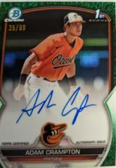 Adam Crampton [Green Grass] #CPA-CAN Baseball Cards 2023 Bowman Chrome Prospect Autographs Prices