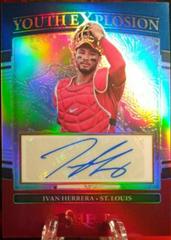 Ivan Herrera [Tri Color] #YES-IH Baseball Cards 2022 Panini Select Youth Explosion Signatures Prices