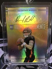 Desmond Ridder Football Cards 2022 Panini Illusions Rookie Endorsements Autographs Prices