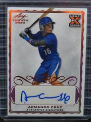 Armando Cruz [Bronze] #A-AC2 Baseball Cards 2020 Leaf Trinity Autographs Prices