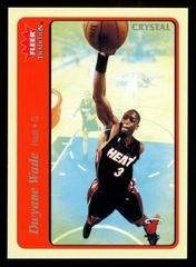 Dwyane Wade [Crystal] Basketball Cards 2004 Fleer Prices