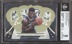 Zion Williamson [Crystal Gold] #19 Basketball Cards 2019 Panini Crown Royale Prices