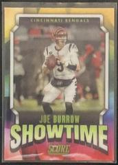 Joe Burrow #ST-2 Football Cards 2023 Panini Score Showtime Prices