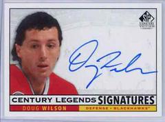Doug Wilson Hockey Cards 2020 SP Signature Edition Legends Century Prices