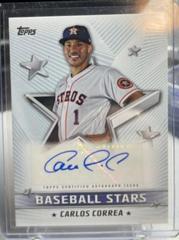 Carlos Correa Baseball Cards 2022 Topps Baseball Stars Autographs Prices