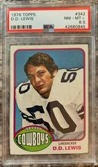 D.D. Lewis #342 Football Cards 1976 Topps Prices