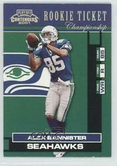 Alex Bannister [Championship Ticket] #102 Football Cards 2001 Playoff Contenders Prices