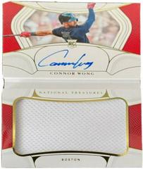 Connor Wong [Material Signature] #147 Baseball Cards 2022 Panini National Treasures Prices