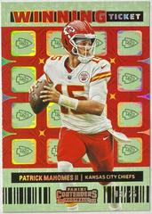 Patrick Mahomes II [Gold] #WT-PMA Football Cards 2022 Panini Contenders Winning Ticket Prices